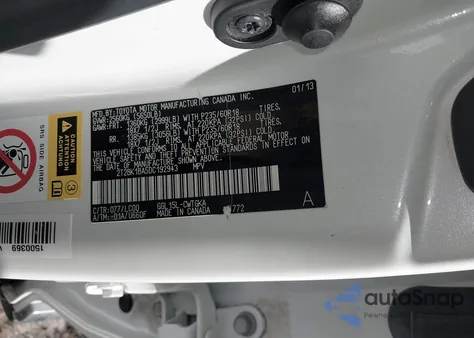 2013 Lexus Rx 350 from USA, damaged, VIN 2T2BK1BA5DC192943